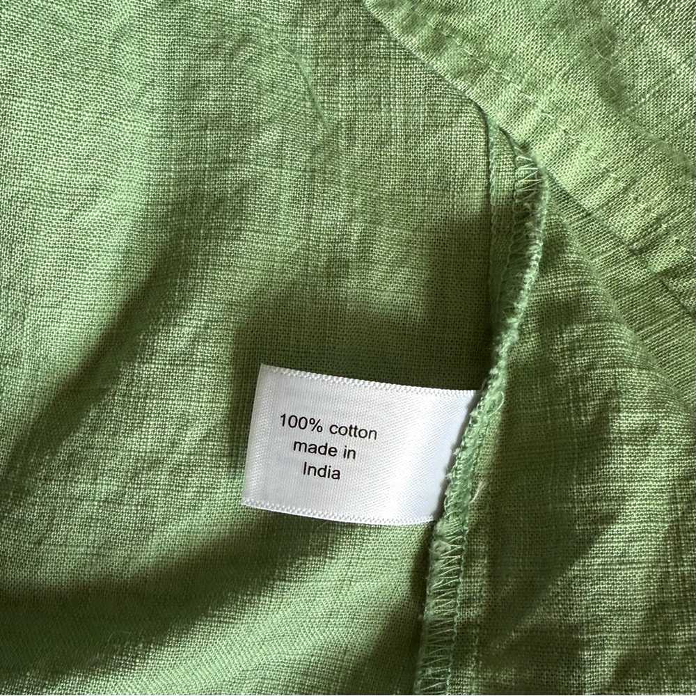 🌿 Lane Bryant Smocked Split-Neck Popover Blouse – Size 26/28 🌿 - Picture 8 of 9